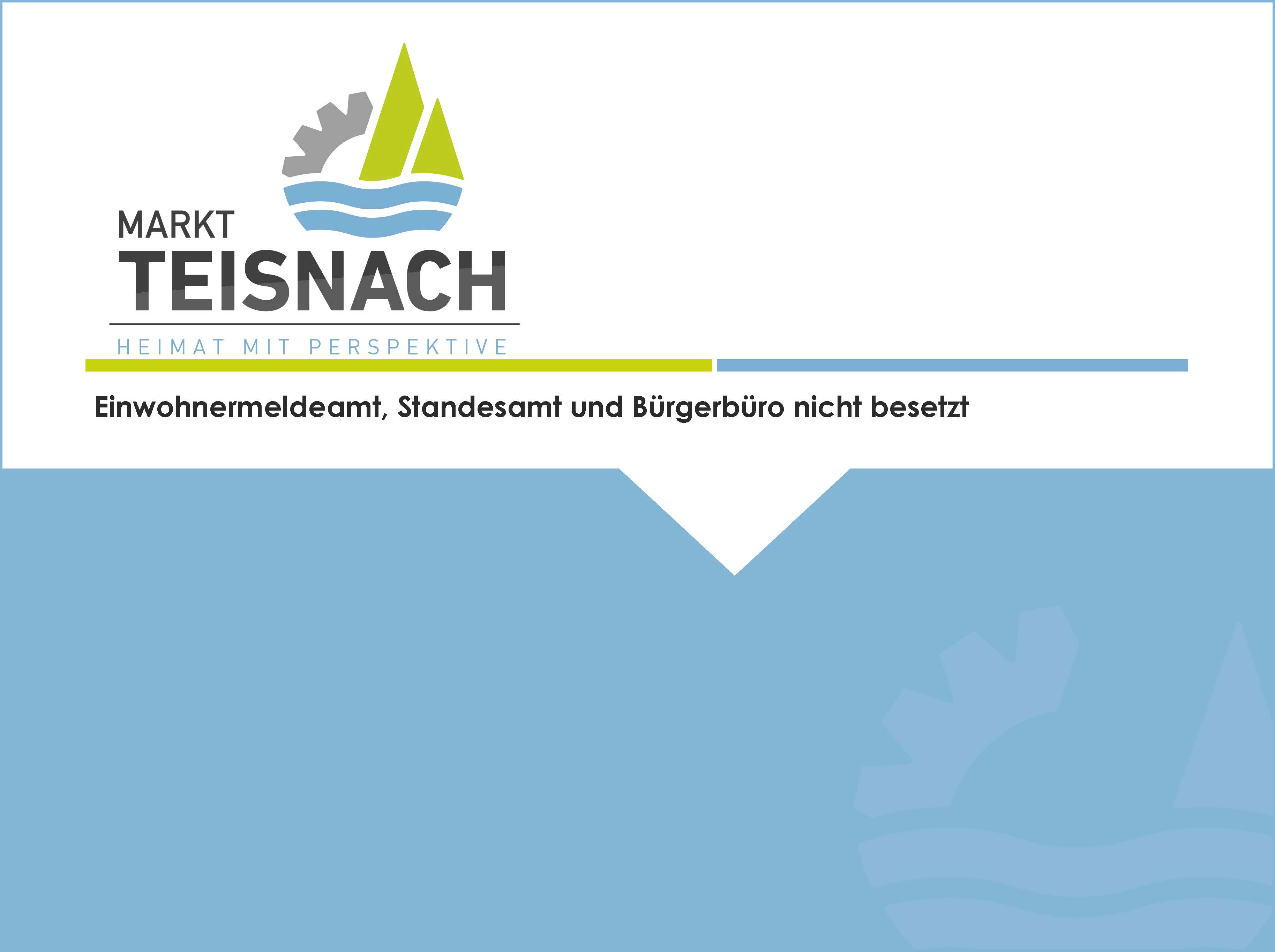 Standesamt und Einwohnermeldeamt nicht besetzt