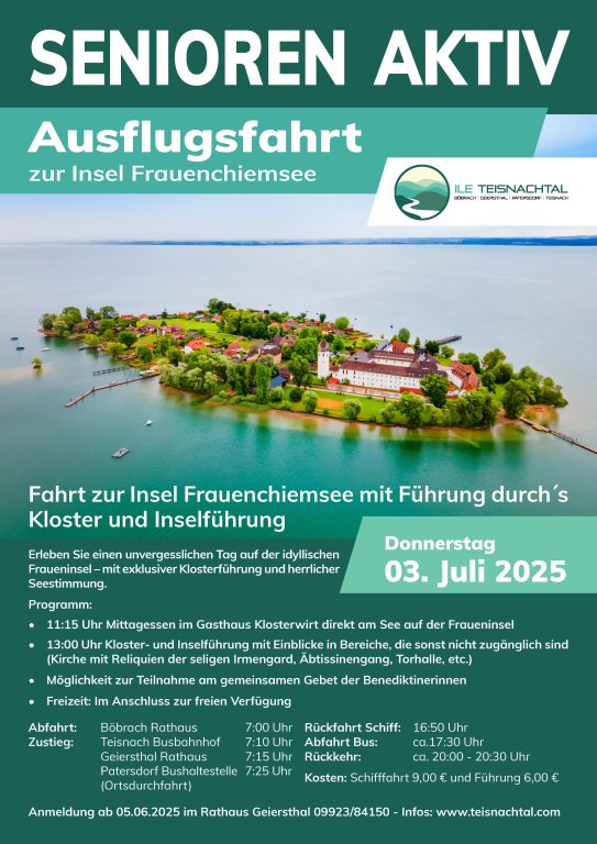 Ausflugsfahrt Frauenchiemsee