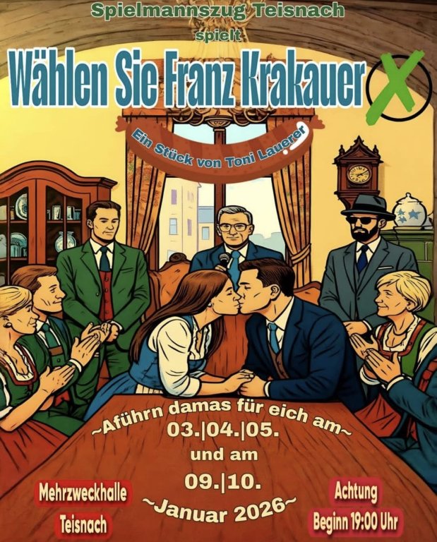 Spielmannszug Theater Plakat