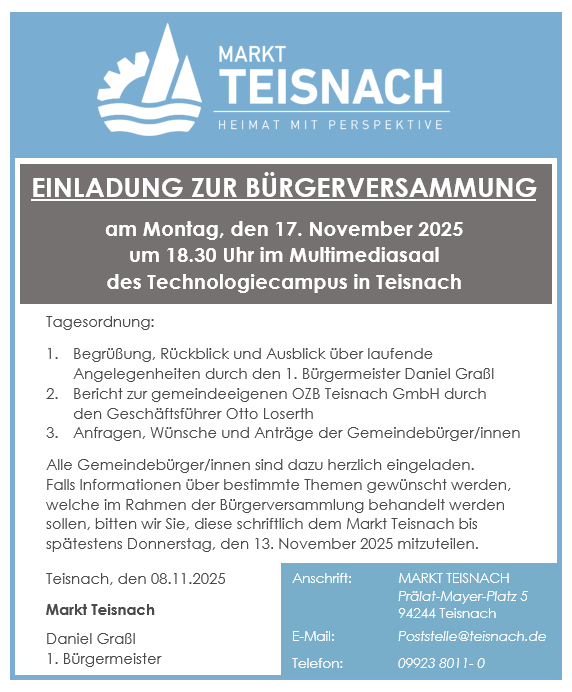 Bürgerversammlung 2025