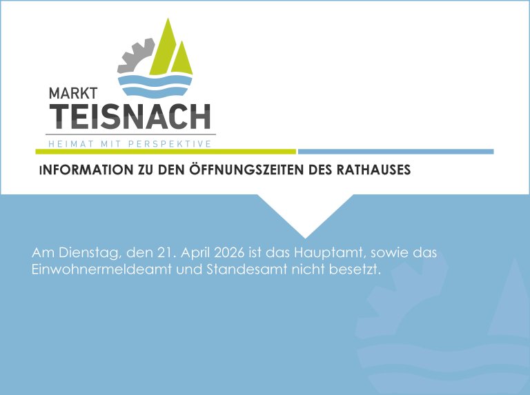 21. April Rathaus eingeschränkter Betrieb 21. April Rathaus eingeschränkter Betrieb