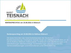 Rentensprechtag in Böbrach